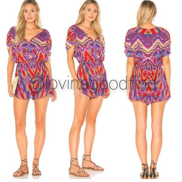 FREE PEOPLE Dream All Night Romper in Sky EUC sz S - Picture 10 of 10